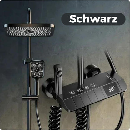 All-In-One Duschsystem mit Digitalanzeige und Thermostat | 4 Funktionen