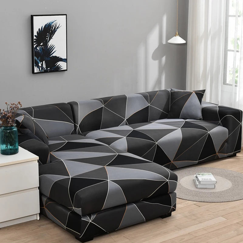 Elastische Sofahusse für 1/2/3/4 Sitzer & L-Form | Stretchbezug für Wohnzimmer, Couch & Sessel