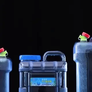 Camping-Wasserbehälter mit Auslaufhahn | BPA-frei, Tragbar für Wandern, Auto, Picknick (Preview GIF)