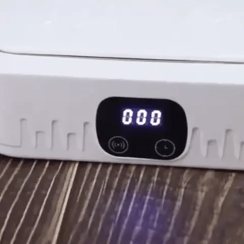 Ultraschallreiniger 400ml | Ultrasonic Reinigungsgerät 18W: 360 Grad Tiefreinigung (Preview GIF)