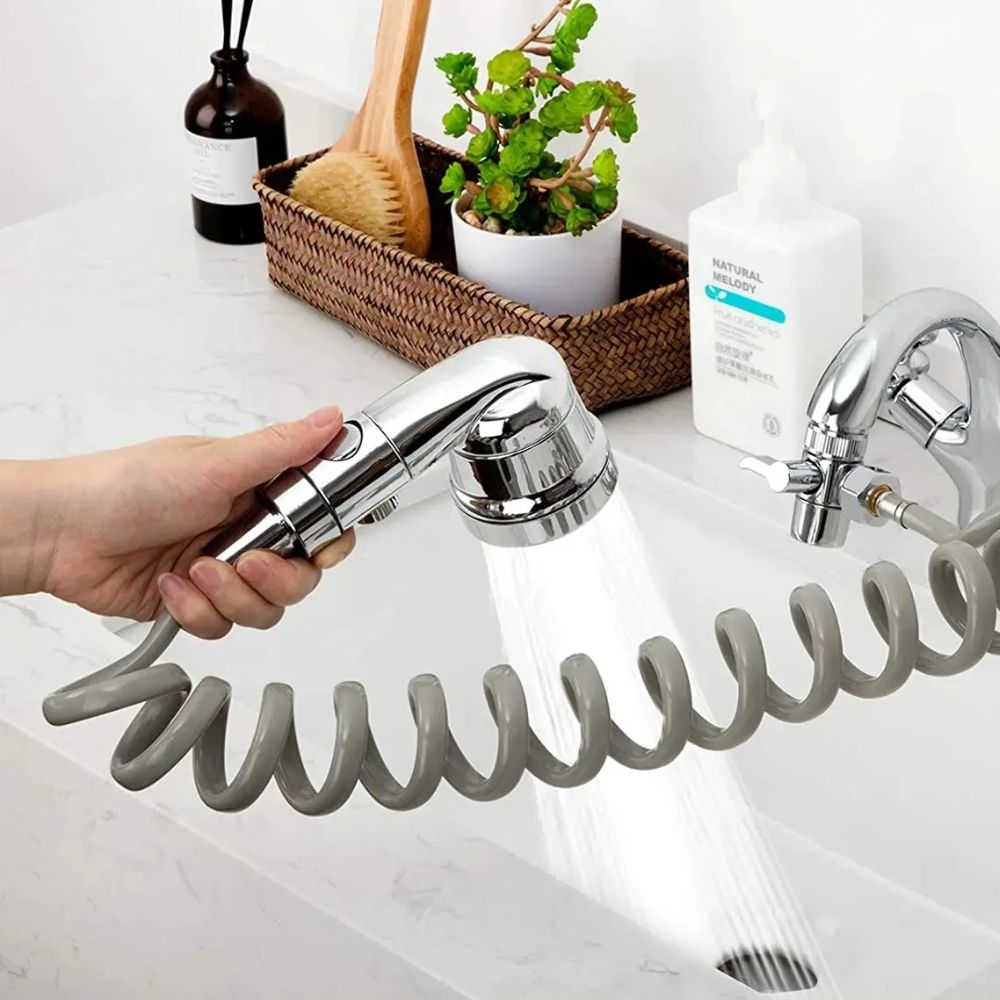 Faucet Extender-Set | Externe Duschkopf-Adapter für Waschbecken & Badarmaturen