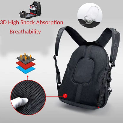 Swiss-Style 17-inch Multifunctional Travel Backpack with USB Port, Water-Repellent