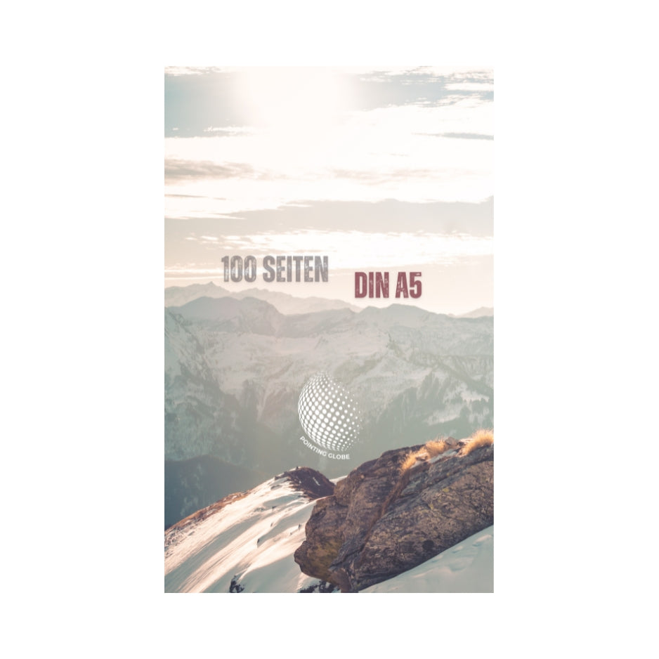 Tagesplaner - Stärker als die Kälte: Journal für Motivation im DIN A5 Format | 100 linierte Seiten mit Zeitachse